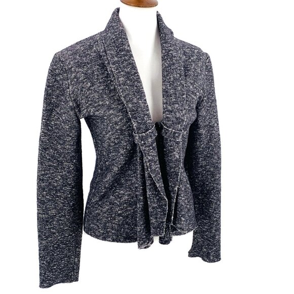 Eva Tralala Paris Charcoal Knit Cardigan – Size 2 - Picture 3 of 7